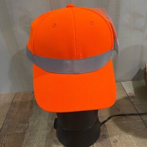 New With Tags Cornerstone ANSI 107 Orange Safety Cap OSFM Adjustable